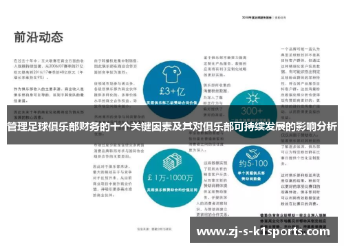 管理足球俱乐部财务的十个关键因素及其对俱乐部可持续发展的影响分析