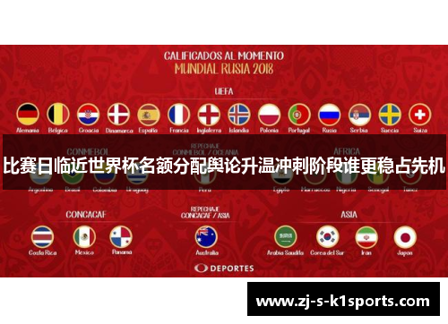 比赛日临近世界杯名额分配舆论升温冲刺阶段谁更稳占先机 比赛日临近世界杯名额分配舆论升温冲刺阶段谁更稳占先机